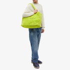 Acne Studios Men's Logo Towel Shopper Bag in Lime Green