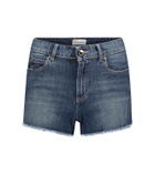 REDValentino Mid-rise denim shorts