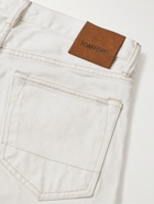TOM FORD - Slim-Fit Selvedge Denim Jeans - Neutrals