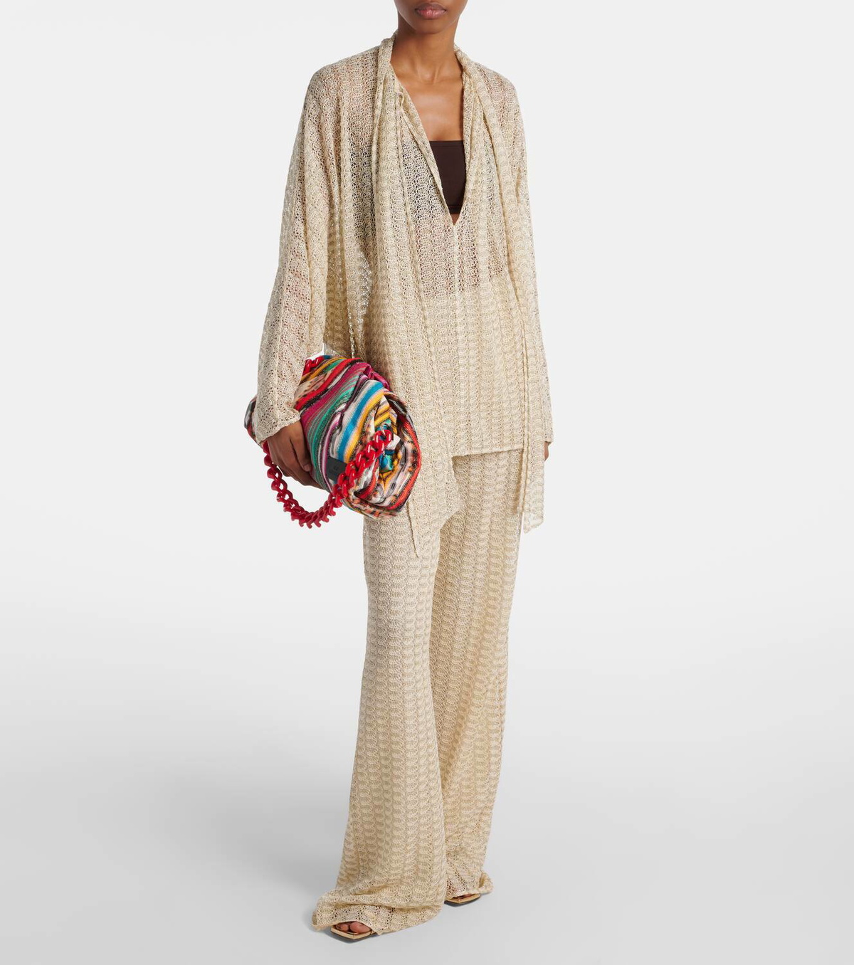 【MISSONI】 Striped shoulder bag Missoni Striped shoulder bag Missoni