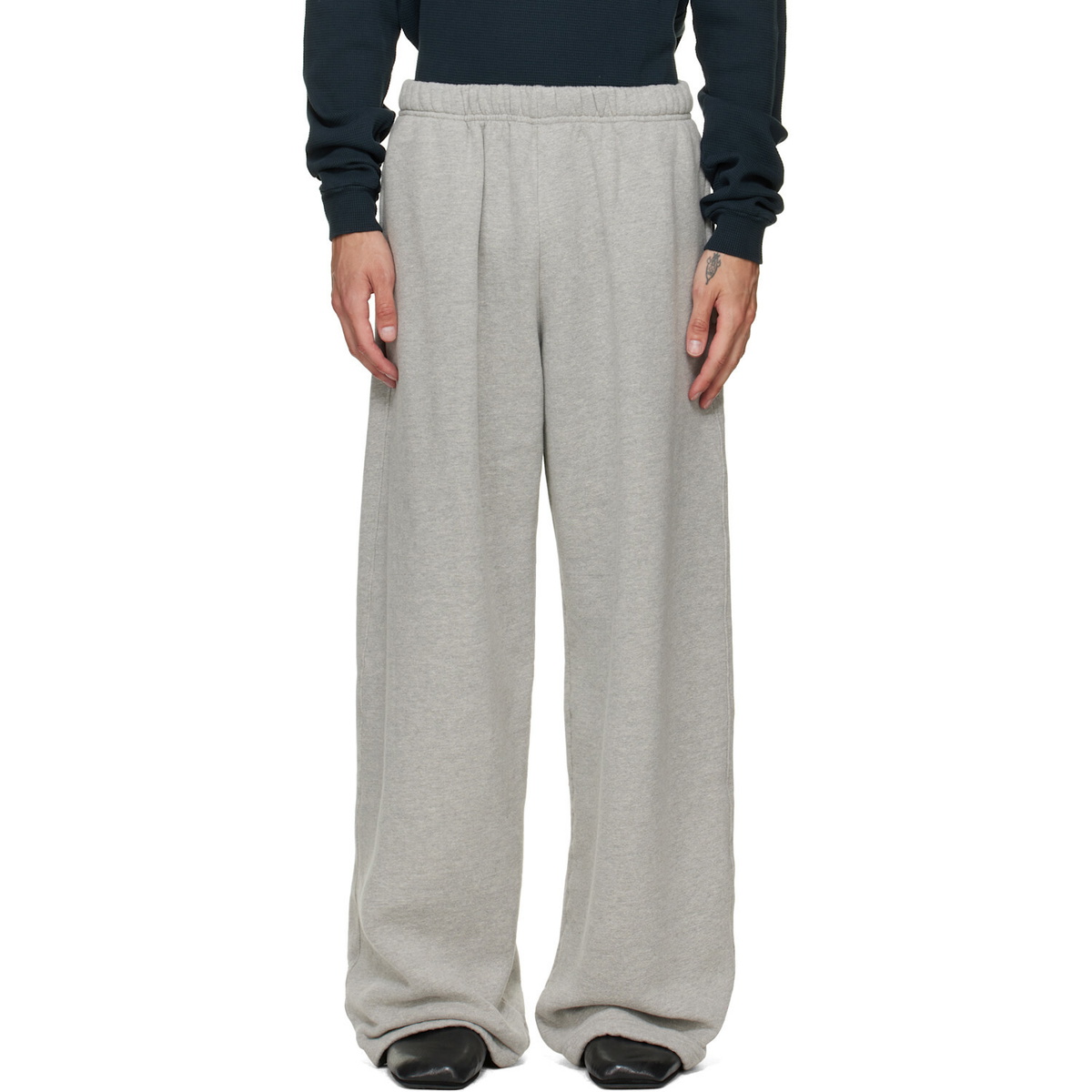 Les Tien Gray Heavyweight Party Sweatpants
