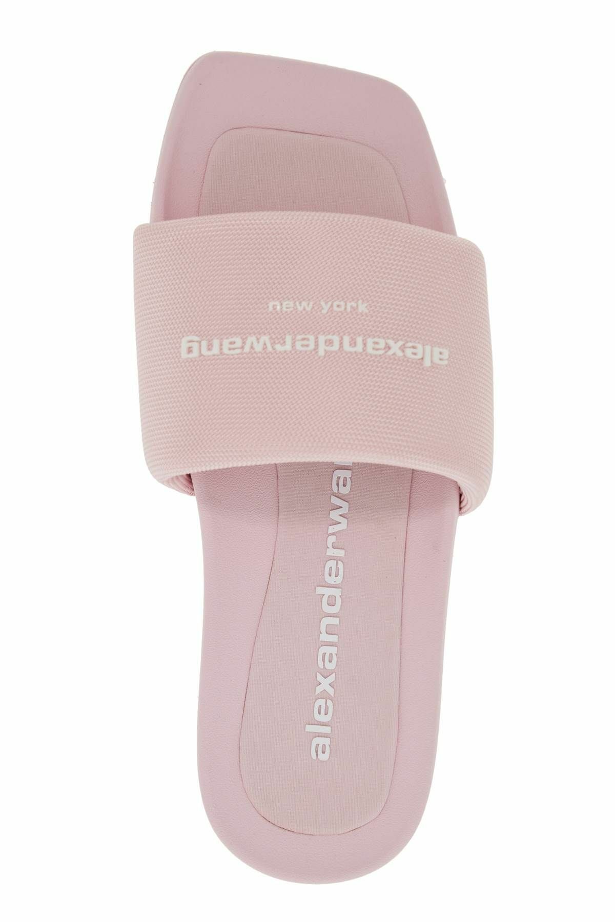 ALEXANDER WANG slides with branded strap Pink