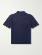 A.P.C. - Eliot Cotton and Cashmere-Blend Polo Shirt - Blue