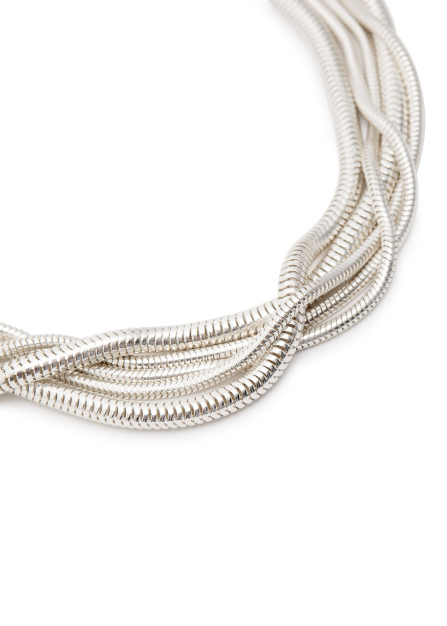 Sapir Bachar Multi-snake Sterling Silver Choker - One Size