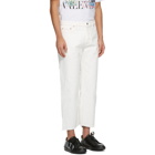 Valentino White Five Pocket Chino Jeans