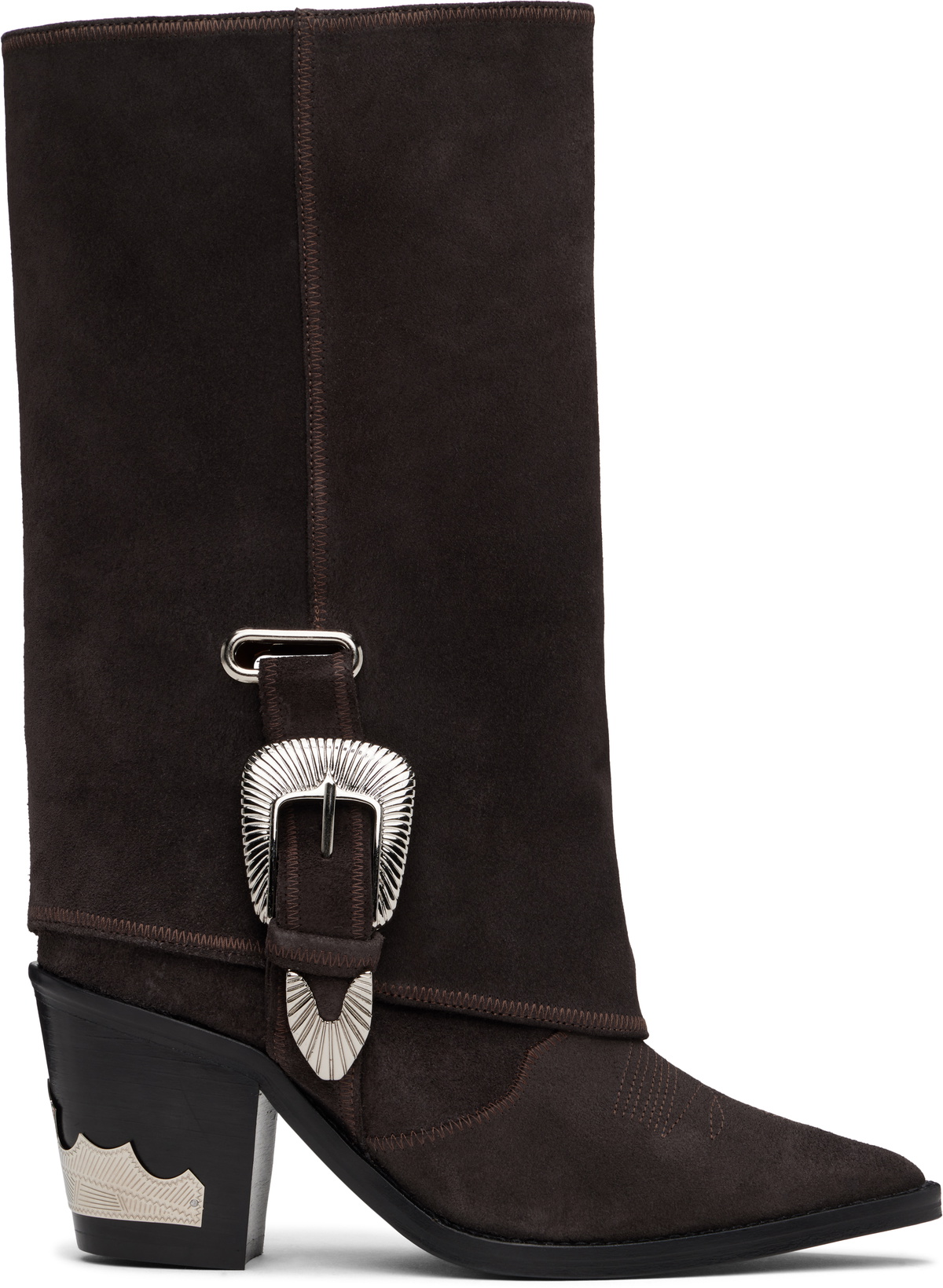 Toga Pulla SSENSE Exclusive Brown Western Style Boots