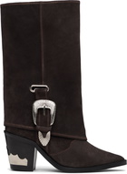 Toga Pulla SSENSE Exclusive Brown Western Style Boots