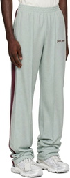 Palm Angels Green Urban Logo Track Pants