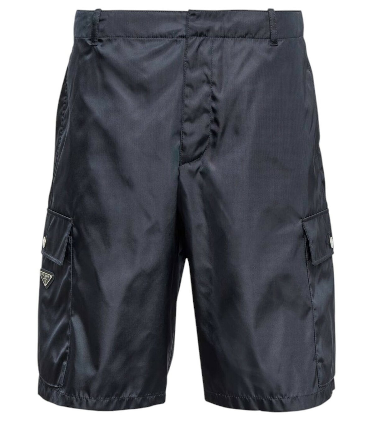 ★PRADA★ プラダ 快適な Re-Nylon High-Rise Shorts Re-Nylon high-rise shorts in black - Prada | Mytheresa