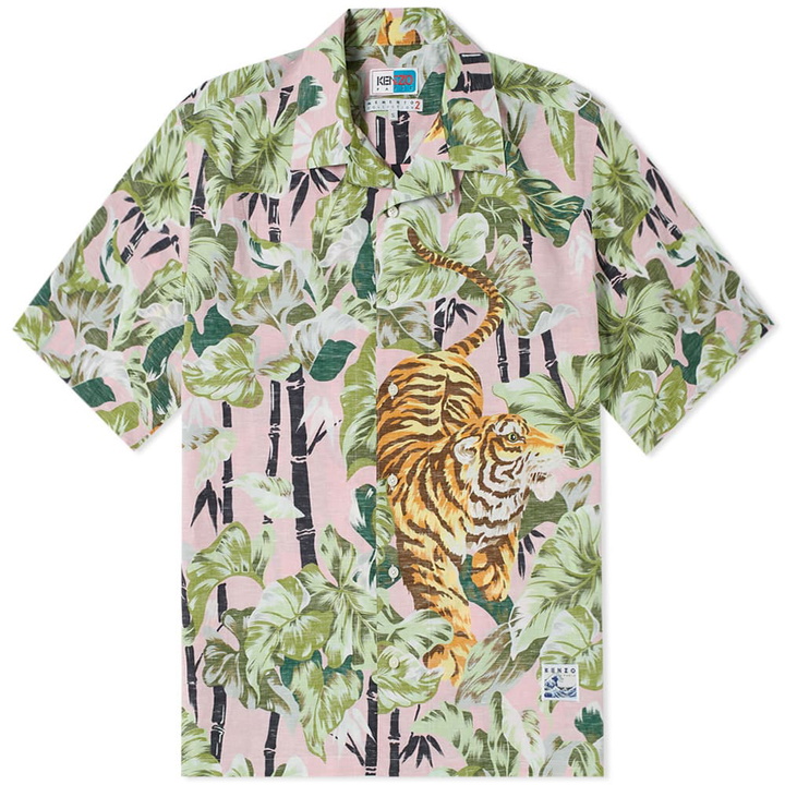 Photo: Kenzo Bamboo Tiger Hawaiian Shirt Pink