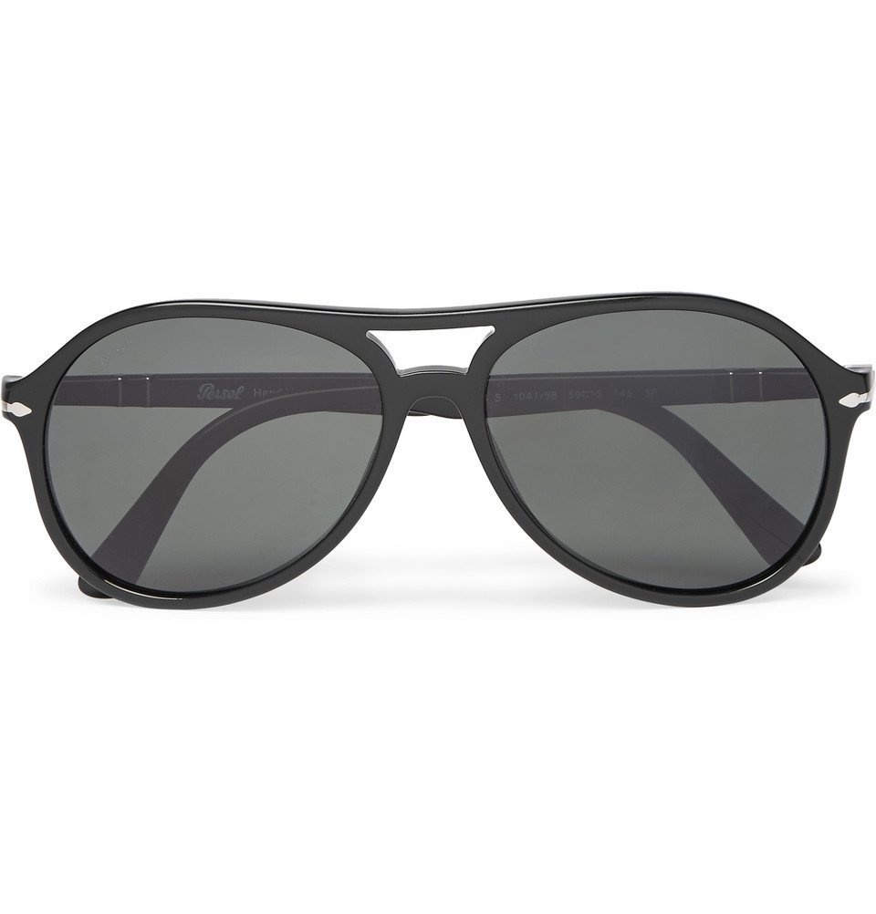 Persol - Aviator-Style Acetate Polarised Sunglasses - Men - Black