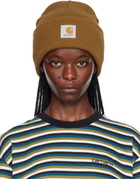 Carhartt Work In Progress Brown Watch Beanie