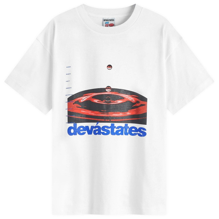 Photo: Deva States Men's Ripple T-Shirt in White