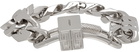 Givenchy Silver G Chain Lock Bracelet