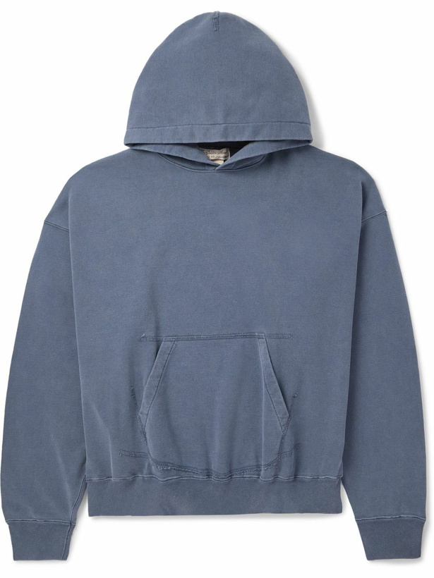 Photo: Remi Relief - Cotton-Jersey Hoodie - Blue