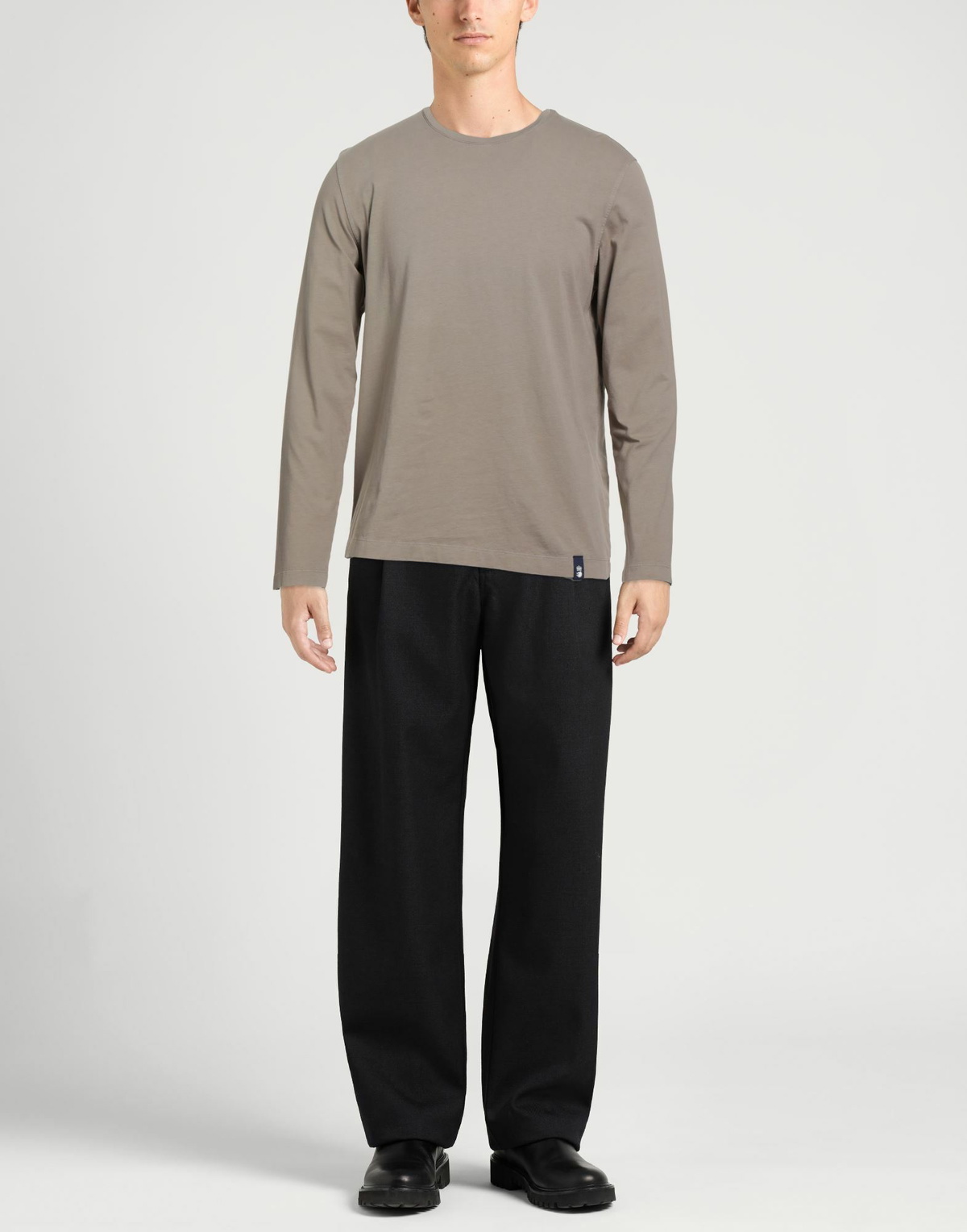 Drumohr Mens T-shirt Taupe