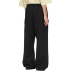 Fear of God Black Wide Leg Sweatpants