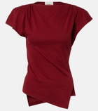 Isabel Marant Sebani asymmetric cotton T-shirt