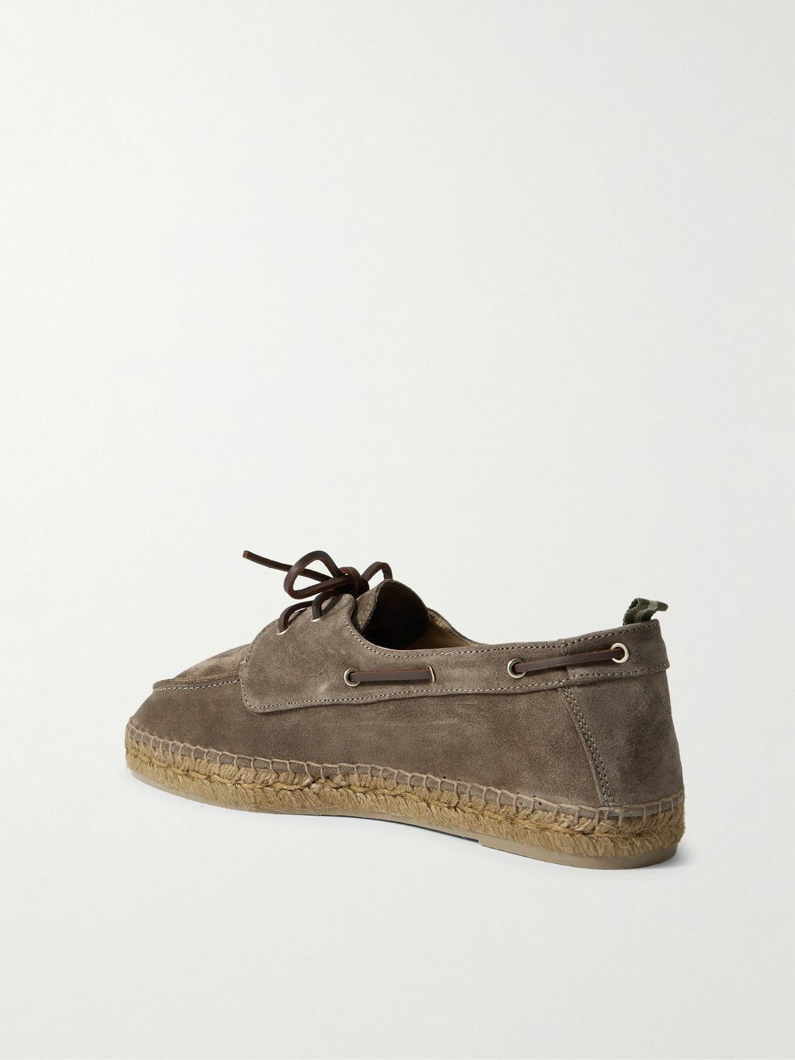 Castañer - Nemo Suede Boat Shoes - Brown