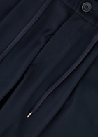 Herno Slim-leg Twill Trousers Navy