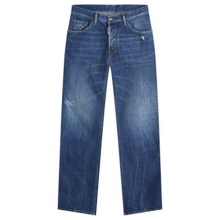 Photo: Dsquared2 Men's 642 Jeans in Navy Blue