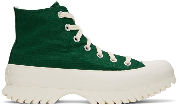 Photo: Converse Green Chuck Taylor All Star Lugged 2.0 Sneakers