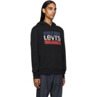 Levis Black Classic Logo Hoodie