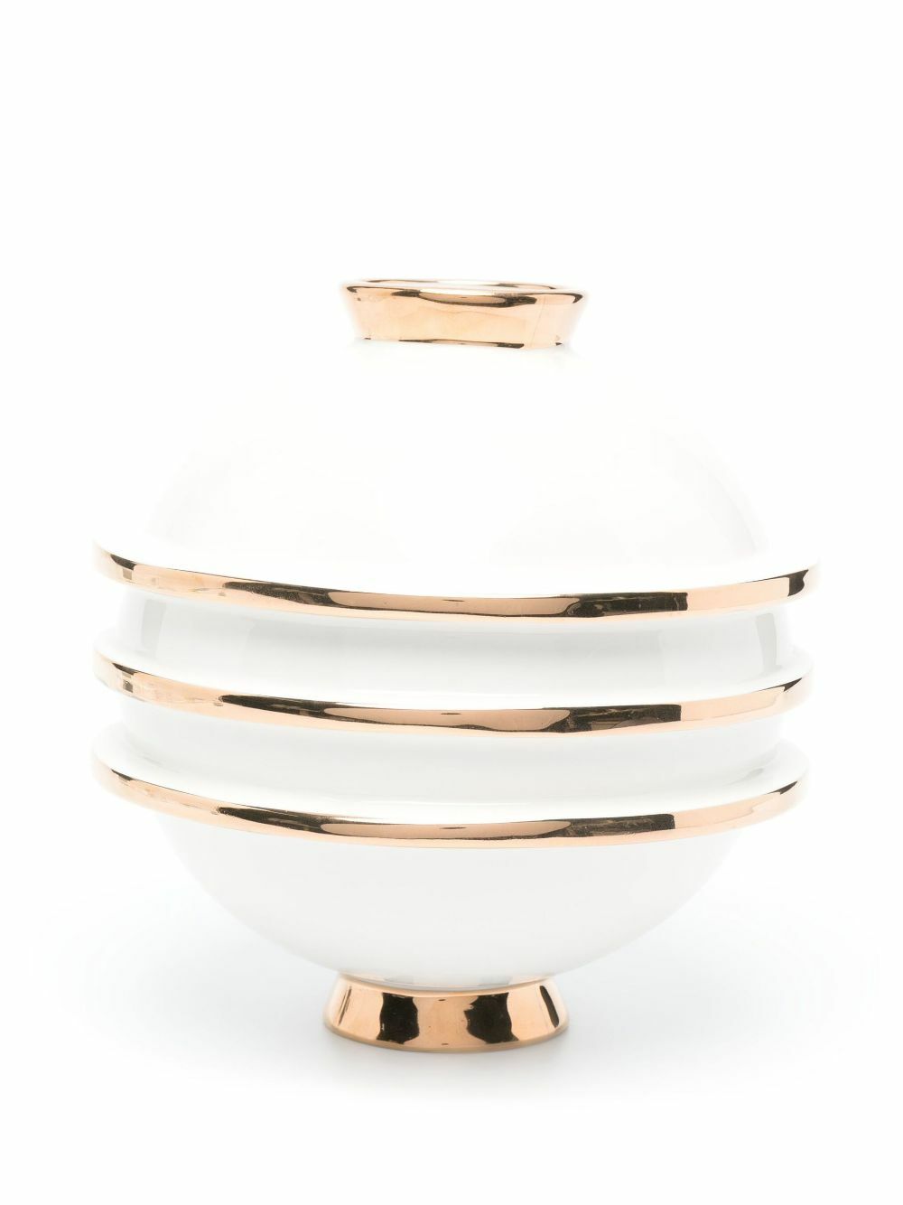 Jonathan Adler White Orbit Round Vase