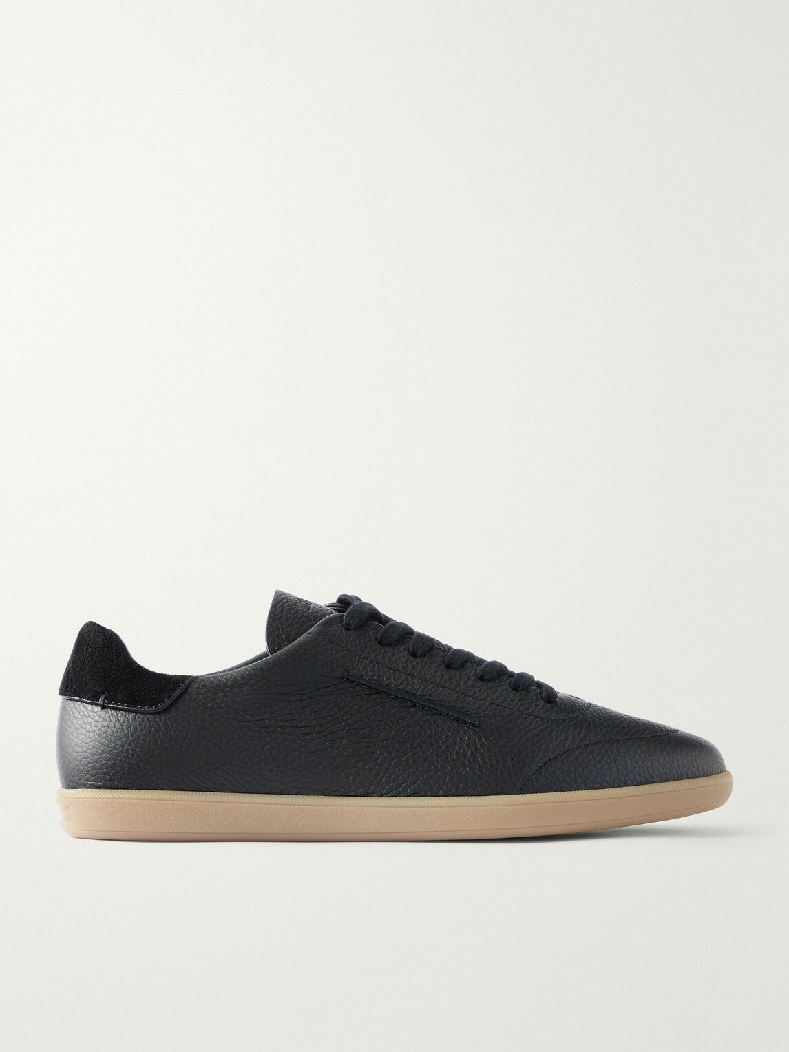 Zegna - 232 Full-Grain Leather Sneakers - Black