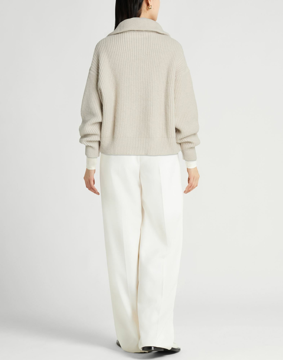 Peserico Womens Cardigan in Ivory