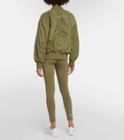 Adidas by Stella McCartney Ruched bomber jacket