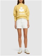 MARANT ETOILE Moby Logo Cotton Blend Sweatshirt