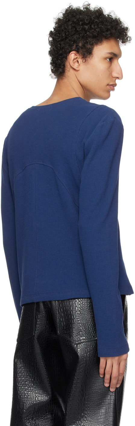 K.NGSLEY Blue Dani Long Sleeve T-Shirt