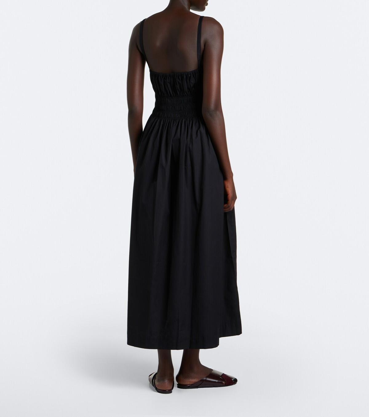 Asceno Verona cotton midi dress