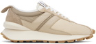 Lanvin Beige Bumpr Sneakers