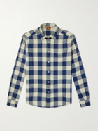 Barena - Checked Cotton-Twill Shirt - Blue