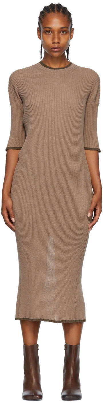 MM6 MAISON MARGIELA WOOL BLEND SWEATER DRESS