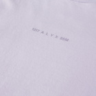 1017 ALYX 9SM Men's SS22 Collection Logo T-Shirt in Light Lilac