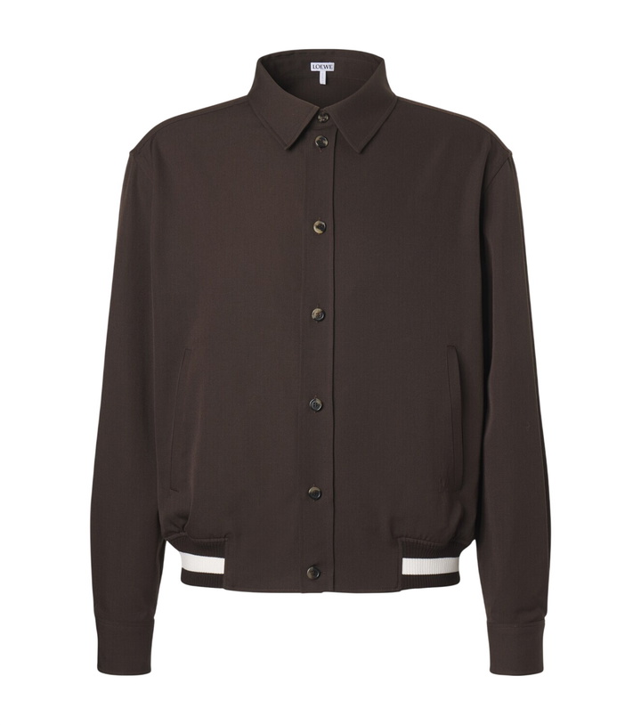 Photo: Loewe Wool gabardine blouson jacket