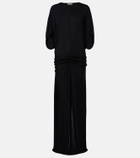 The Row Delyra ruched jersey gown