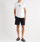 A.P.C. - Georges Logo-Print Cotton-Jersey T-Shirt - White