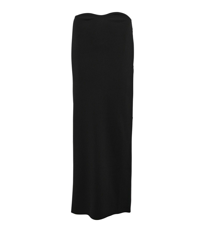 Photo: Christopher Esber Maparadita ribbed-knit maxi skirt