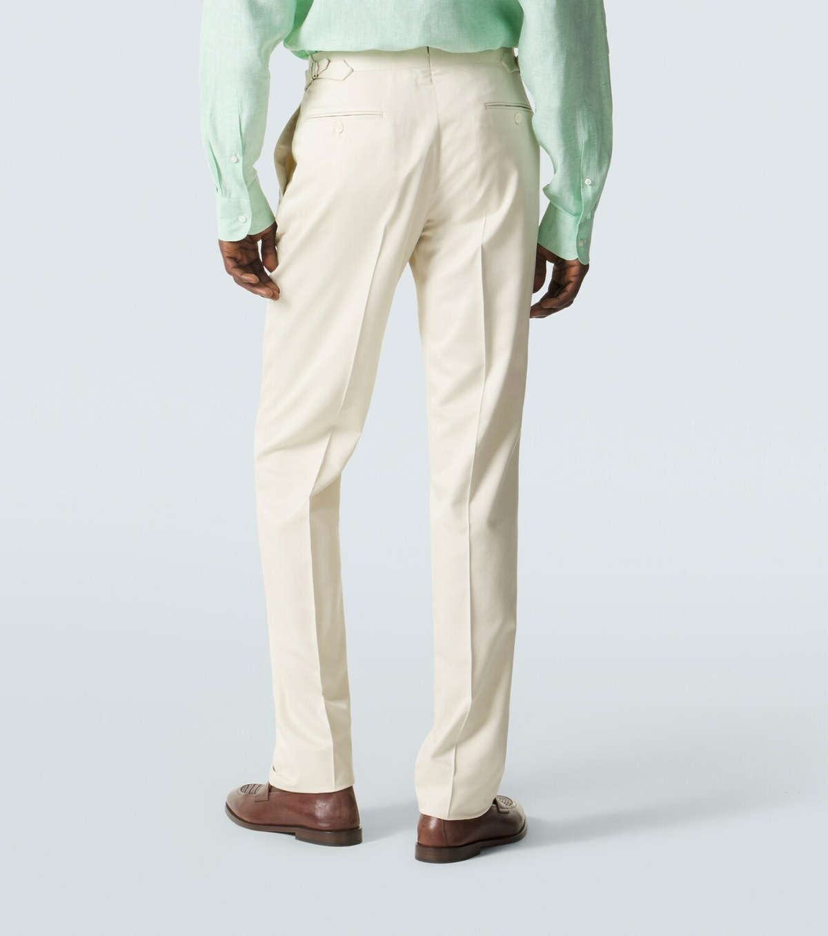 Ralph Lauren Purple Label Gregory silk tapered pants