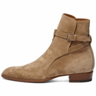 Saint Laurent Men's Wyatt 30 Jodhpur Boot in New Cigar