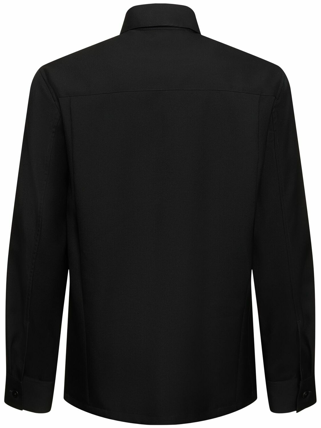 JIL SANDER - Fine Wool Gabardine Shirt