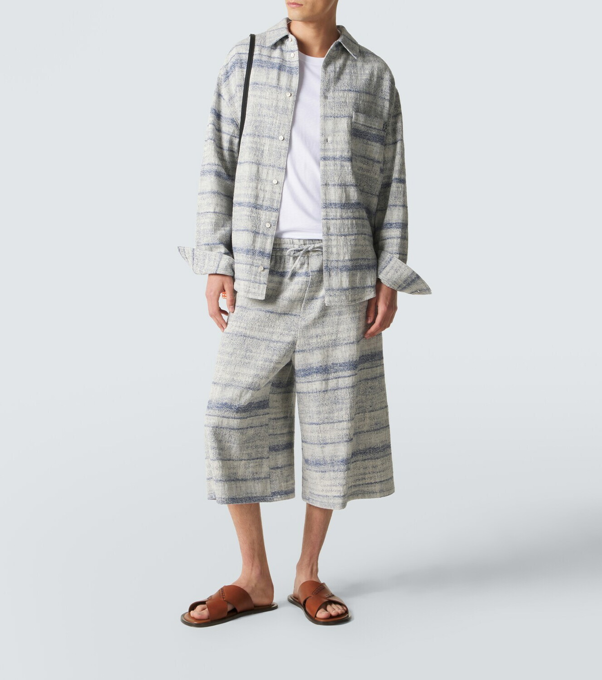 Loewe Paula's Ibiza denim jacquard Bermuda shorts