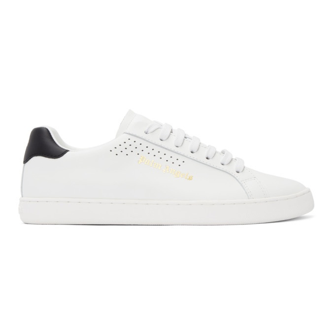 Photo: Palm Angels White and Black Palm One Sneakers