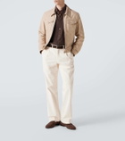 Brioni Appia leather penny loafers