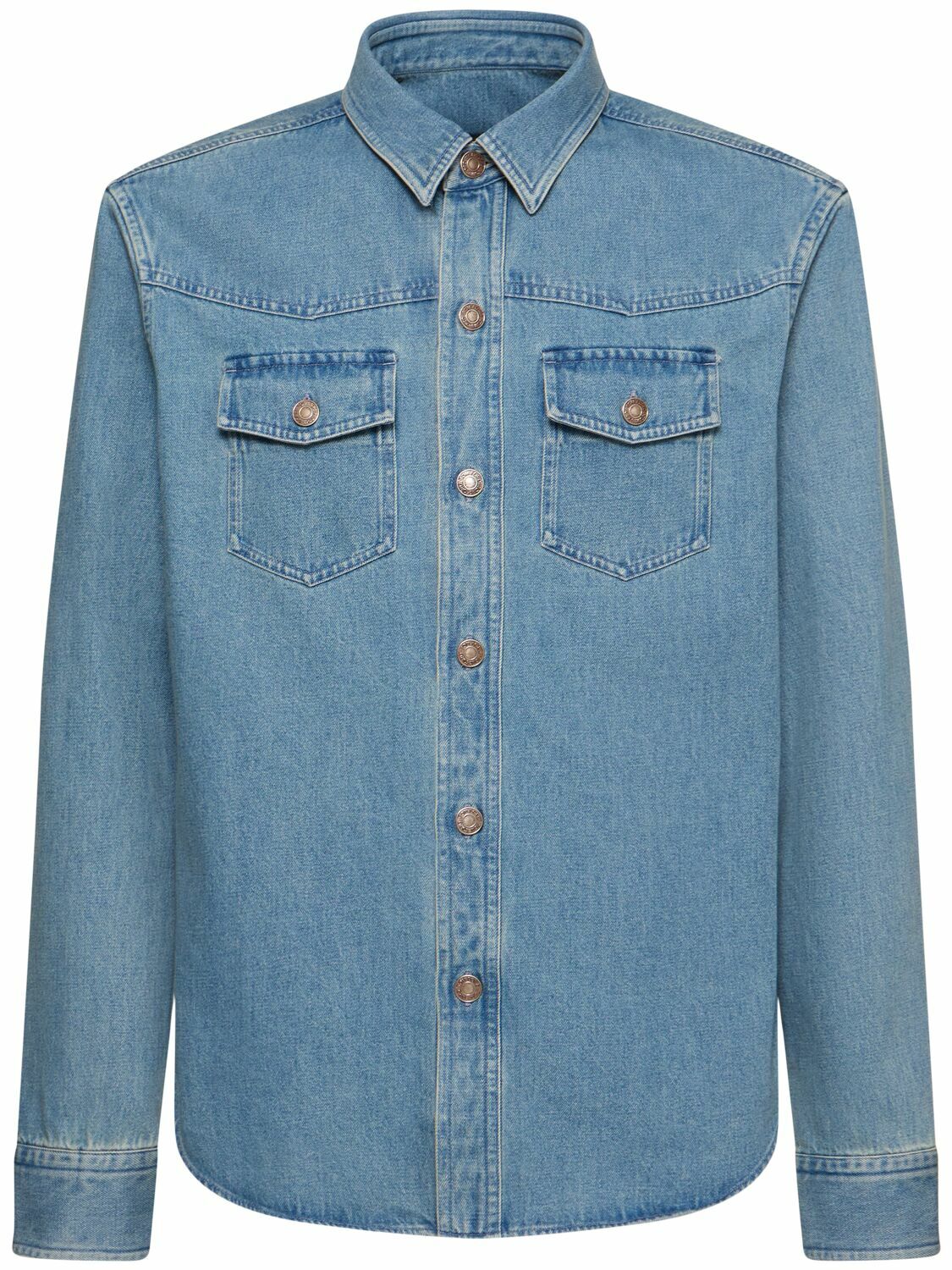 TOM FORD - Denim Shirt - Blue