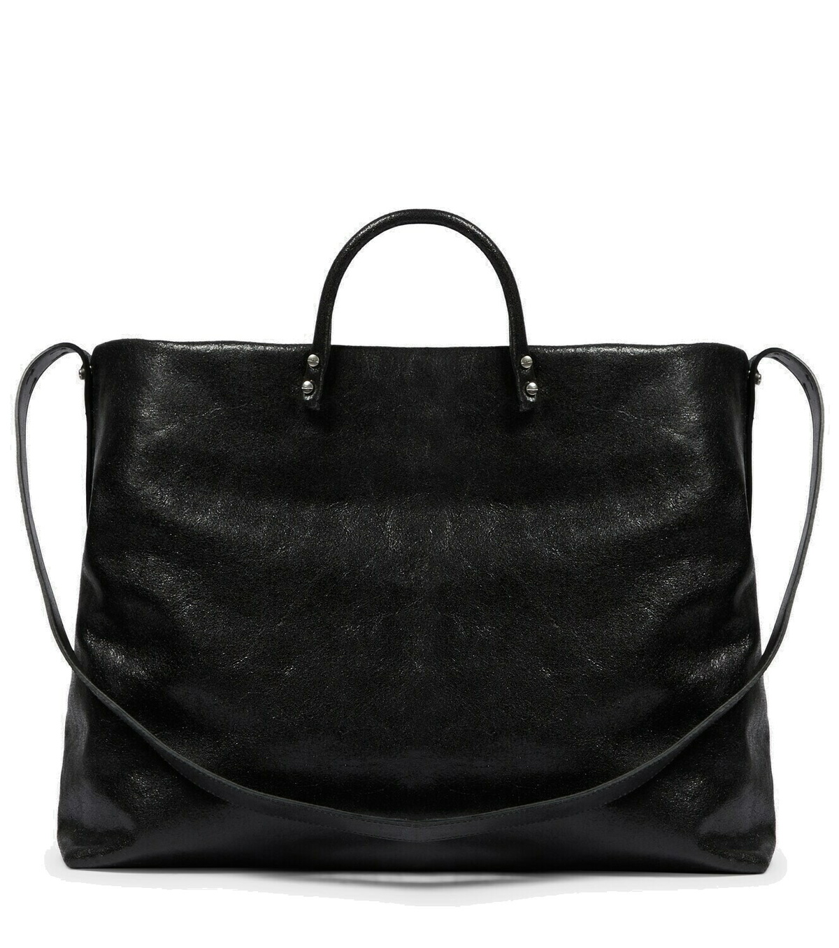 ANN DEMEULEMEESTER - Myra Waxed Cotton Pocket Bag Ann